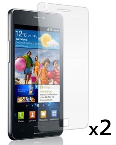 2x Protector de Ecrã Transparente Samsung Galaxy SII i9100