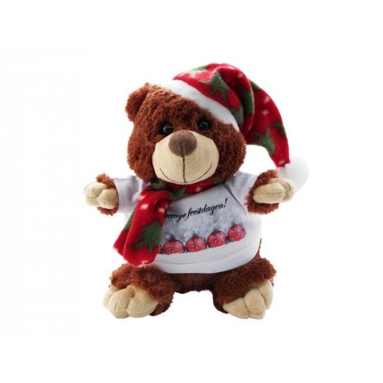 Urso de Natal personalizado de pelúcia
