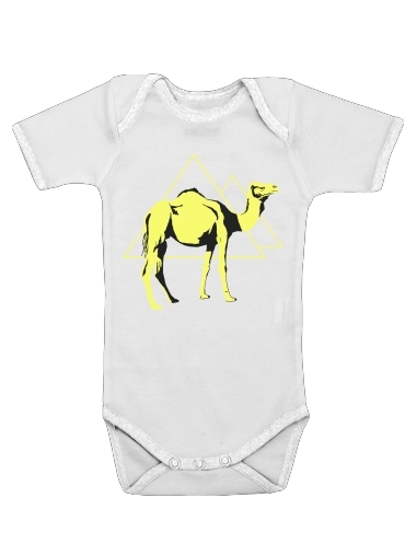  Arabian Camel (Dromedary) para bodysuit bebê manga curta