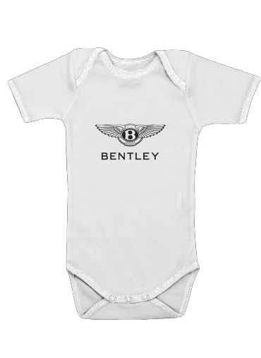  Bentley para bodysuit bebê manga curta