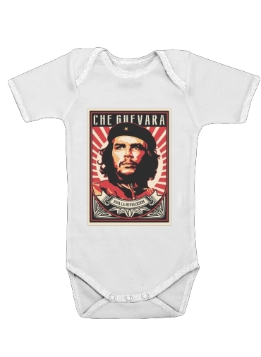  Che Guevara Viva Revolution para bodysuit bebê manga curta