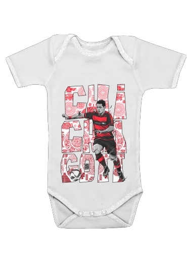  Chichagott Leverkusen para bodysuit bebê manga curta