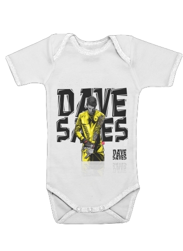  Dave Saves para bodysuit bebê manga curta