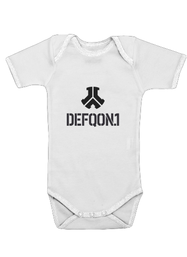  Defqon 1 Festival para bodysuit bebê manga curta