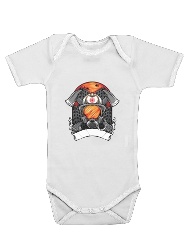 Onesies Baby Fire Fighter Custom Text