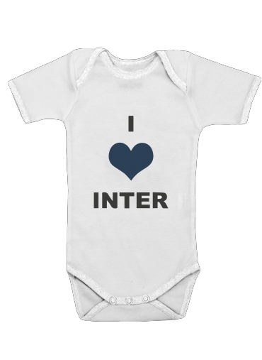  Inter Milan Kit Shirt para bodysuit bebê manga curta