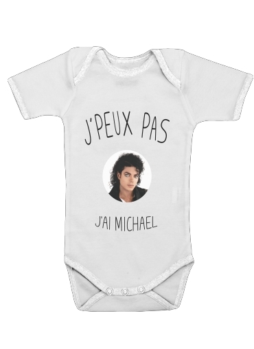  Je peux pas jai Michael Jackson para bodysuit bebê manga curta