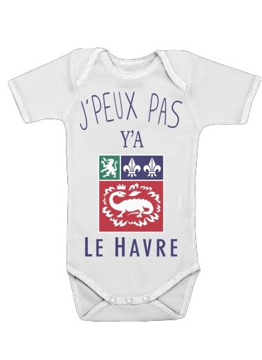  Je peux pas ya le Havre para bodysuit bebê manga curta