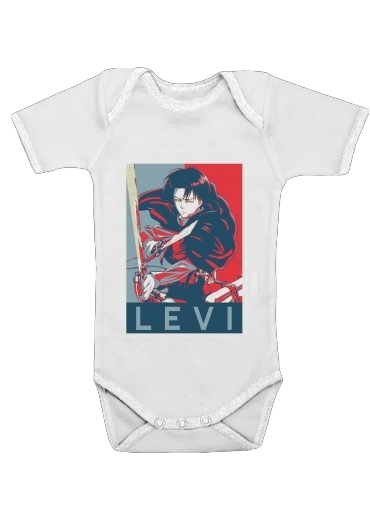  Levi Propaganda para bodysuit bebê manga curta