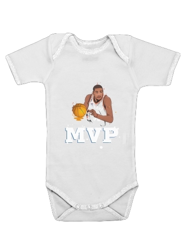  NBA Legends: Kevin Durant  para bodysuit bebê manga curta