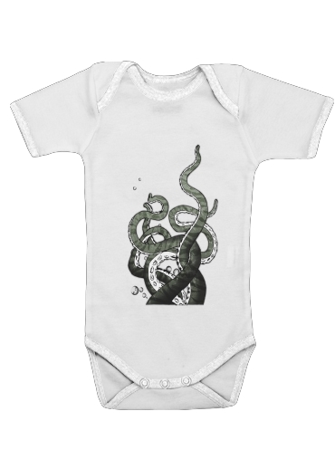  Octopus Tentacles para bodysuit bebê manga curta