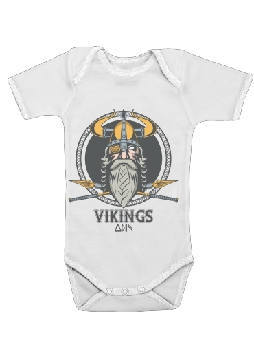  Odin para bodysuit bebê manga curta