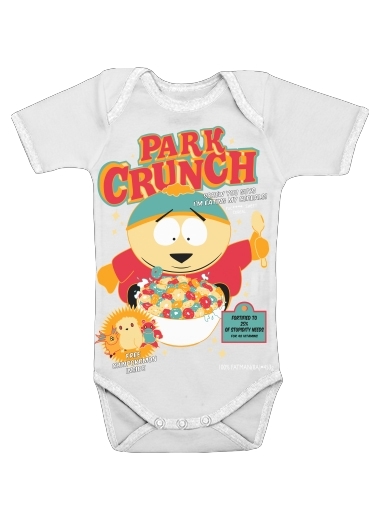  Park Crunch para bodysuit bebê manga curta