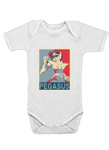  Pegasus Zodiac Knight para bodysuit bebê manga curta