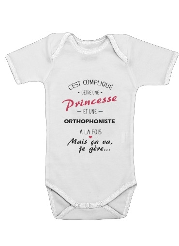 Onesies Baby Princesse et orthophoniste