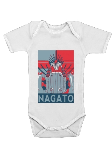  Propaganda Nagato para bodysuit bebê manga curta