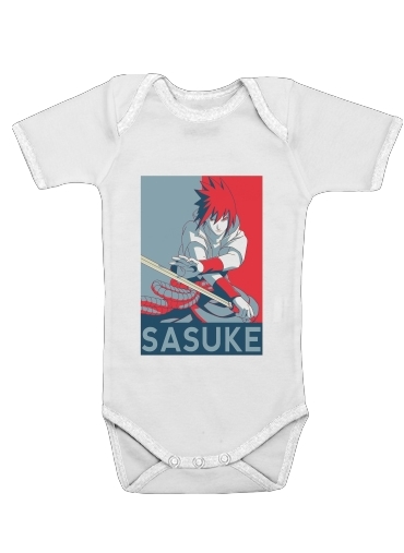  Propaganda Sasuke para bodysuit bebê manga curta