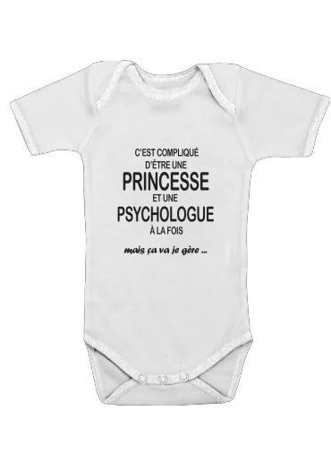 Onesies Baby Psychologue et princesse