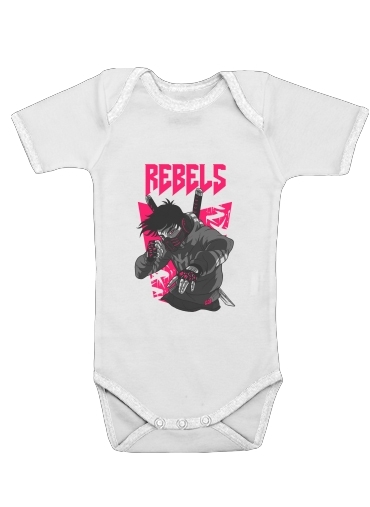  Rebels Ninja para bodysuit bebê manga curta