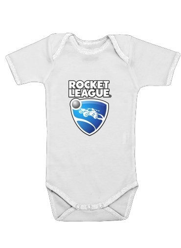  Rocket League para bodysuit bebê manga curta
