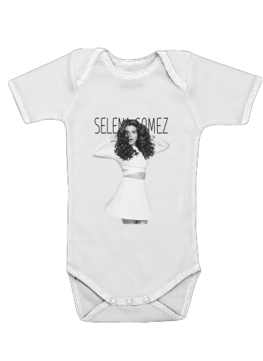  Selena Gomez Sexy para bodysuit bebê manga curta