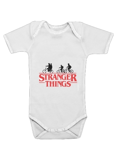 Onesies Baby Stranger Things by bike