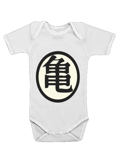  turtle symbol para bodysuit bebê manga curta