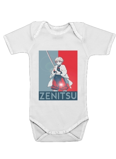  Zenitsu Propaganda para bodysuit bebê manga curta
