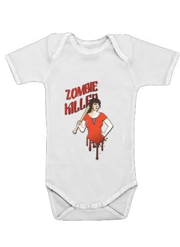  Zombie Killer para bodysuit bebê manga curta