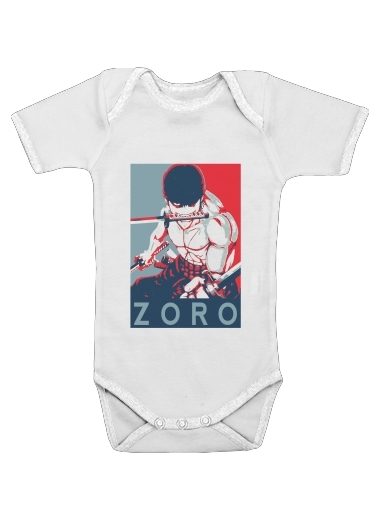  Zoro Propaganda para bodysuit bebê manga curta