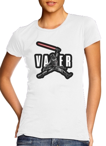  Air Lord - Vader para T-shirt branco das mulheres