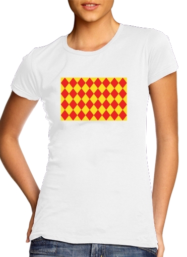  Angoumois para T-shirt branco das mulheres