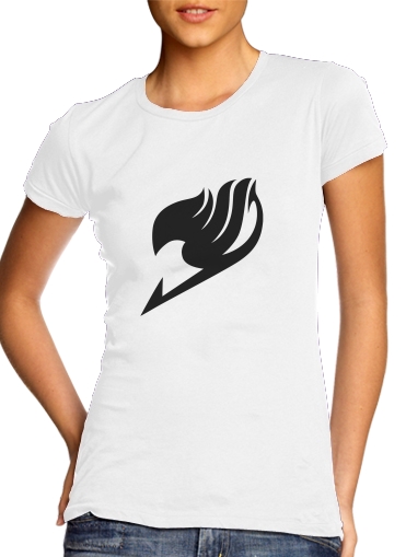  Fairy Tail Symbol para T-shirt branco das mulheres