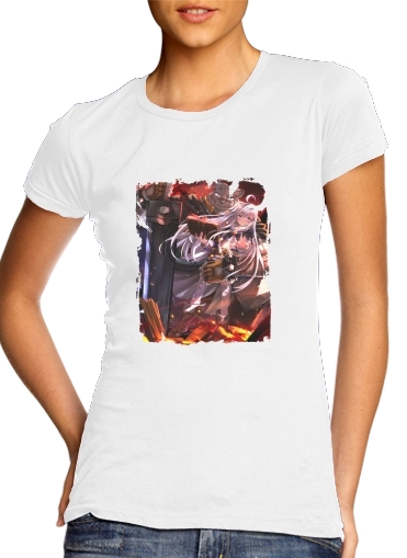  Grimoire Zero para T-shirt branco das mulheres