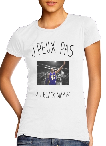  Je peux pas jai Black Mamba para T-shirt branco das mulheres