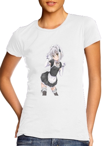  Koneko DXD para T-shirt branco das mulheres