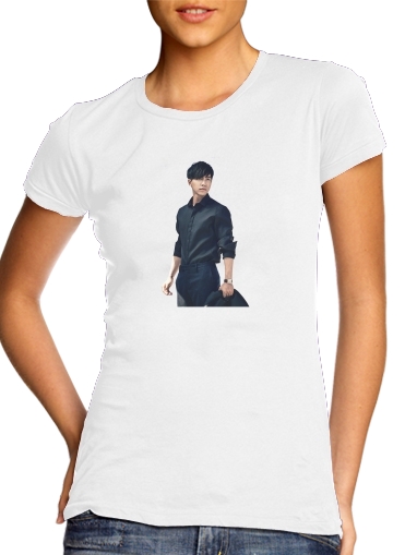  Lee seung gi para T-shirt branco das mulheres