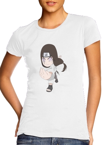  Neiji Chibi Fan Art para T-shirt branco das mulheres