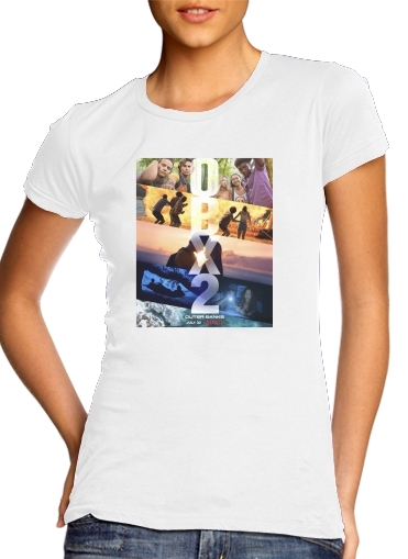  Outer Banks Season 2 para T-shirt branco das mulheres