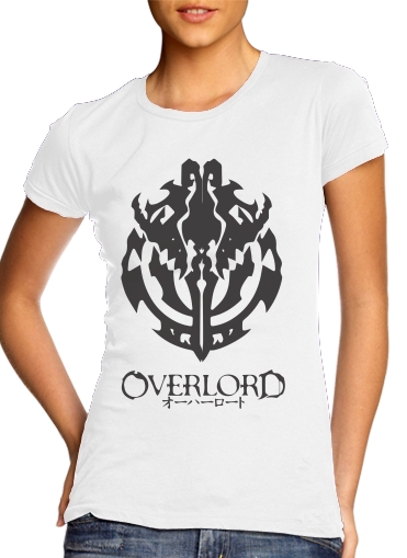  Overlord Symbol para T-shirt branco das mulheres