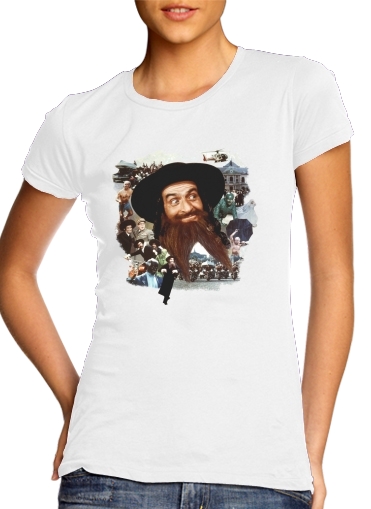 Rabbi Jacob para T-shirt branco das mulheres