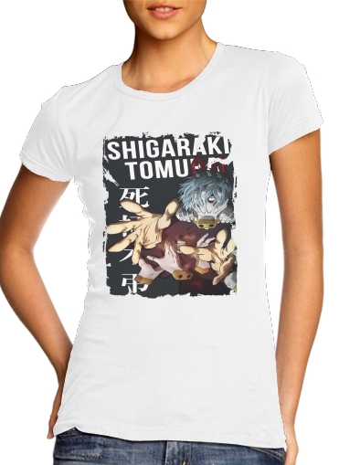  Shigaraki Tomura para T-shirt branco das mulheres