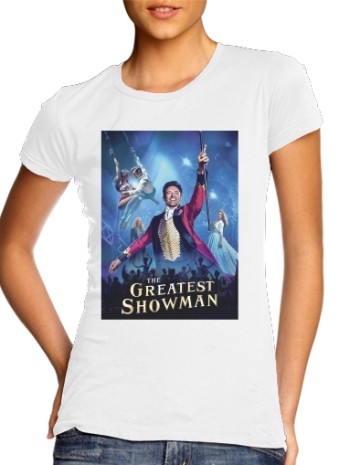  the greatest showman para T-shirt branco das mulheres
