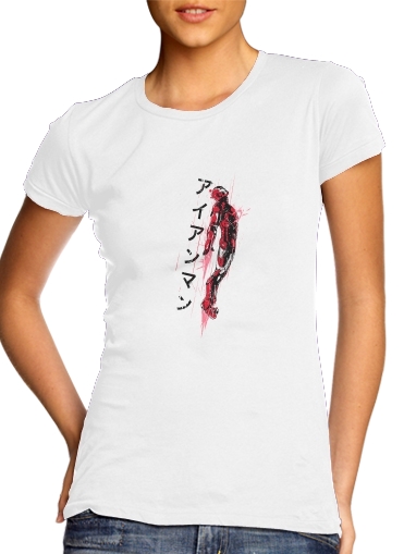  Traditional Stark para T-shirt branco das mulheres