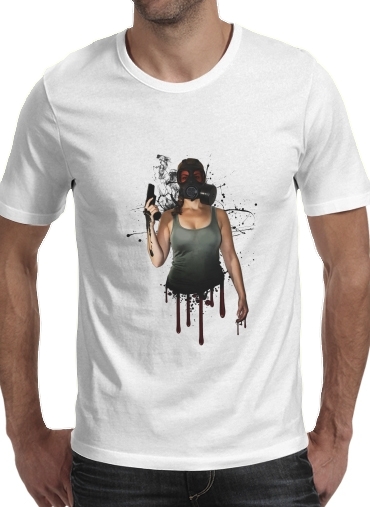  Bellatrix para Manga curta T-shirt homem em torno do pescoço