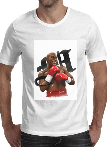  Boxing Legends: Money  para Manga curta T-shirt homem em torno do pescoço