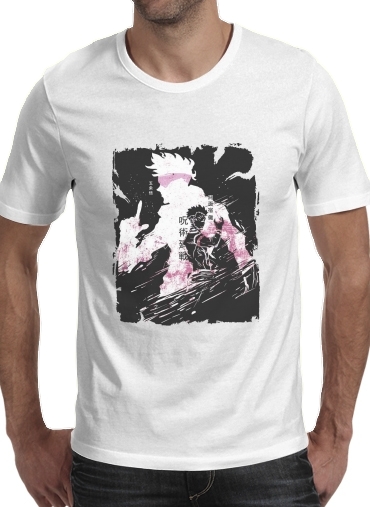  Jujutsu Kaisen Sorcery fight para Manga curta T-shirt homem em torno do pescoço
