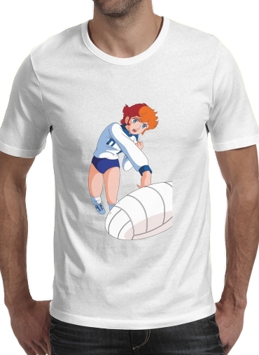  mila hazuki jeanne et serge para Manga curta T-shirt homem em torno do pescoço