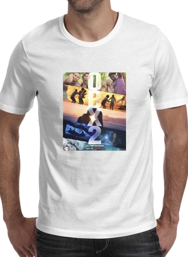  Outer Banks Season 2 para Manga curta T-shirt homem em torno do pescoço