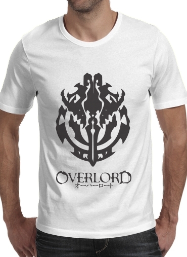  Overlord Symbol para Manga curta T-shirt homem em torno do pescoço
